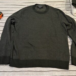 Mens SZ L Banana Republic Men's Dark Gray Crewneck Sweater